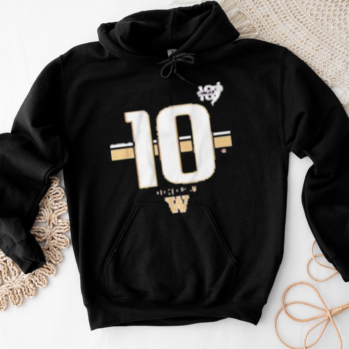 New Official Washington Basketball Kelsey Plum 10 Stripe, Washington Basketball Hoodies