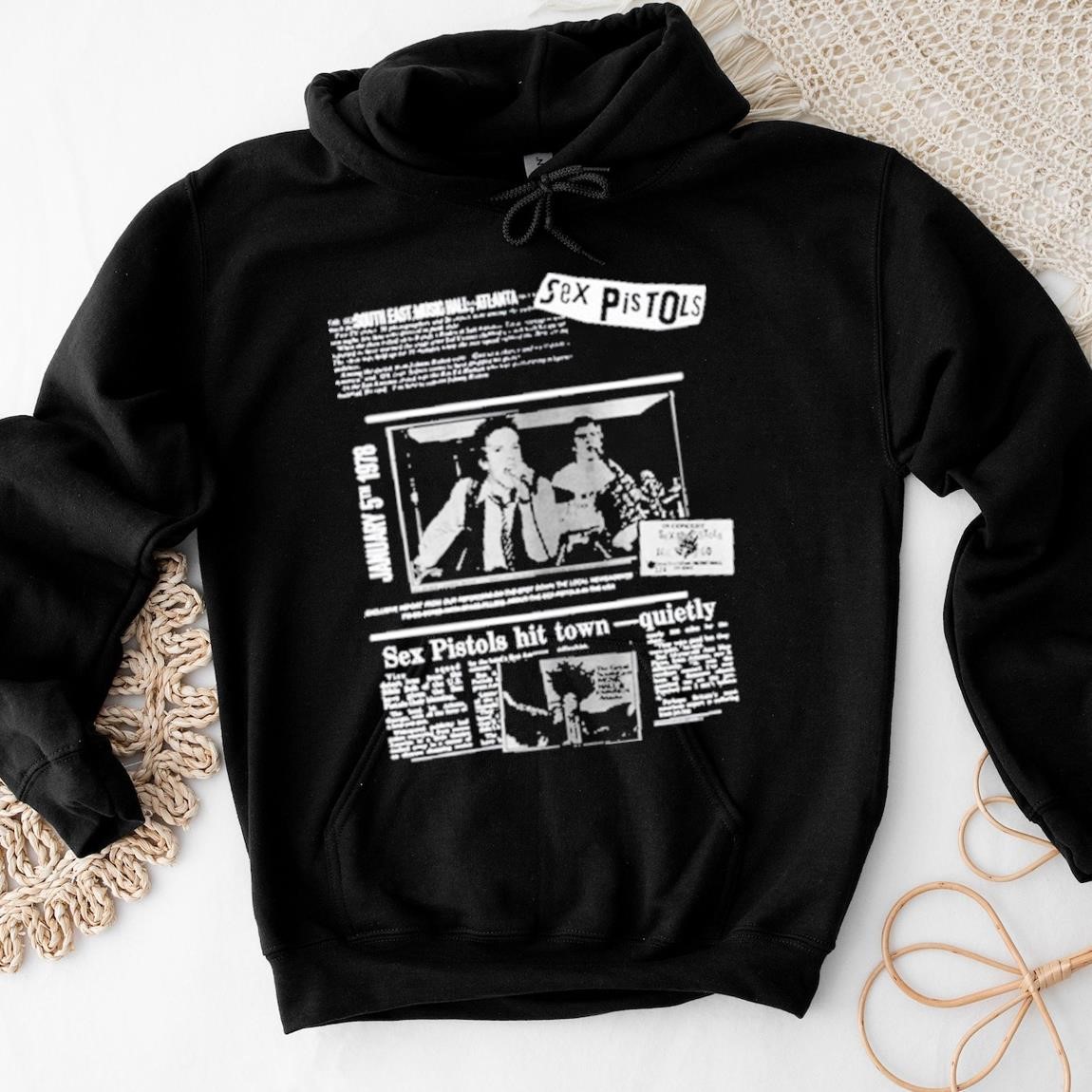 Official Limited Sex Pistols Live In The USA 78 Atlanta, Limited Sex Hoodies