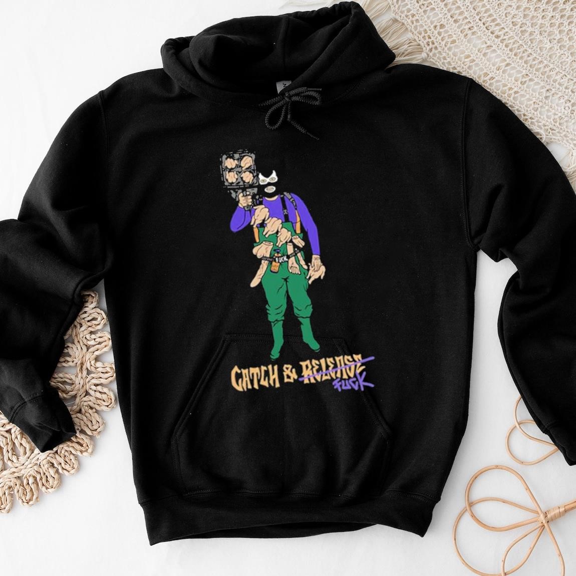 Official Powerfish Catch & Fk, Powerfish Catch Hoodies