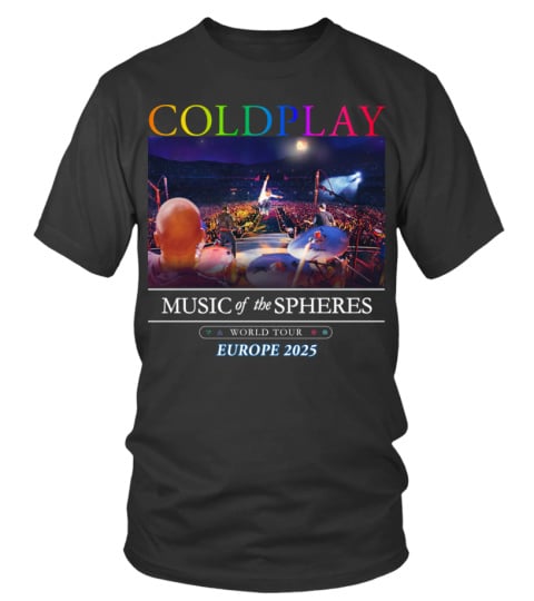 New Coldplay Tour 2025, Coldplay Tour 2025 T-Shirt