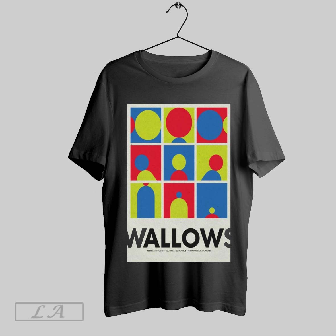  Wallows Glc Live At 20 Monroe In Grand Rapids Mi On Feb 11 2025 Tour, Wallows T-Shirt