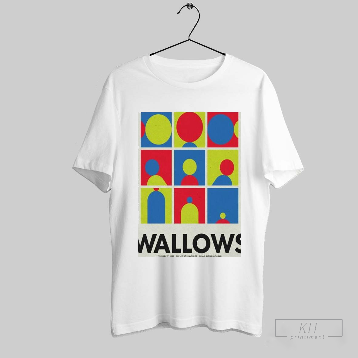 Wallows Glc Live At 20 Monroe In Grand Rapids Mi On Feb2025 Tour, Wallows Glc T-Shirt