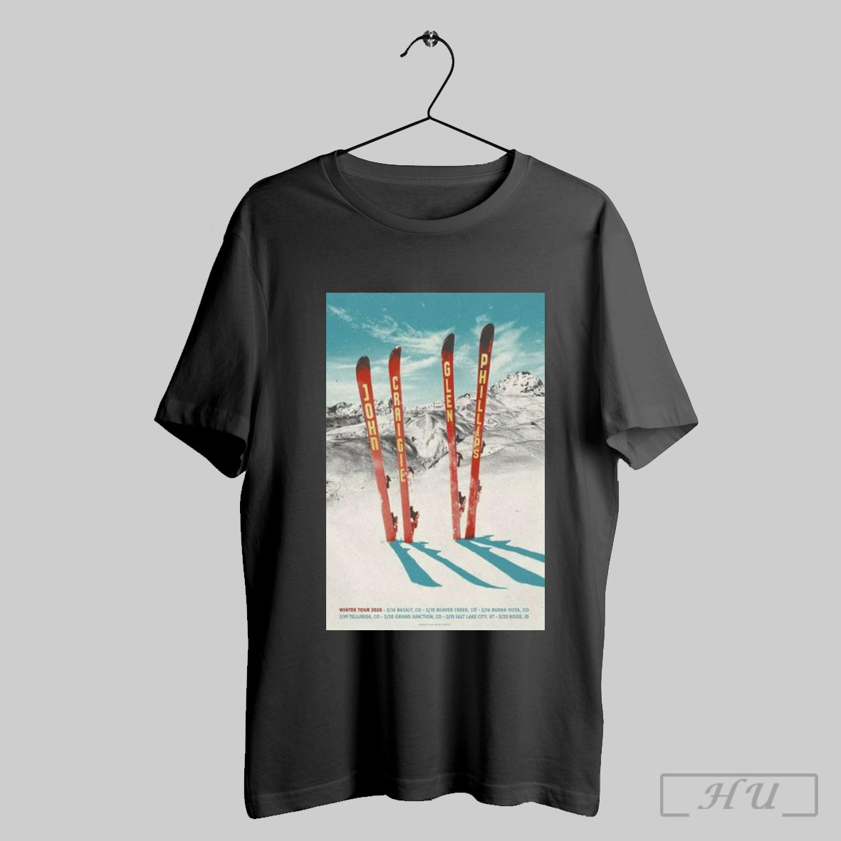 New John Craigie Glen Phillips Winer Tour 2025, John Craigie Glen T-Shirt