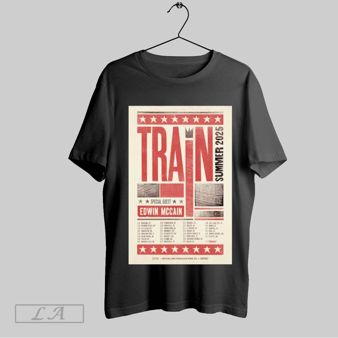 Train Band Summer 2025 Tour, Train Band T-Shirt