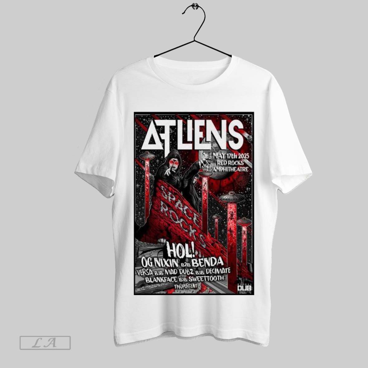New Atliens Tour May 17 2025 Red Rocks Amphitheatre Morrison Co, Atliens Tour T-Shirt