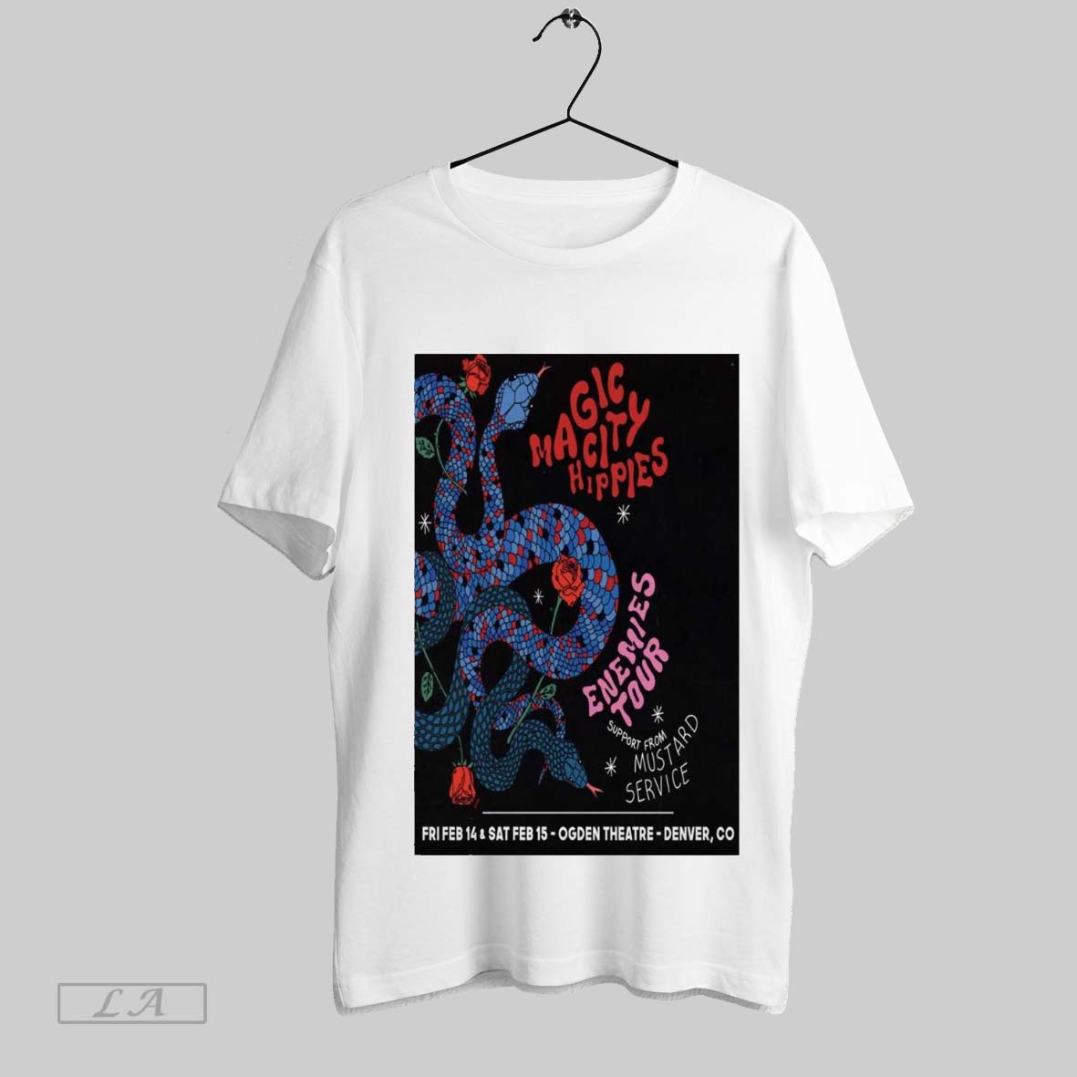 New Magic City Hippies Enemies Tour Denver Co February 2025, Magic T-Shirt