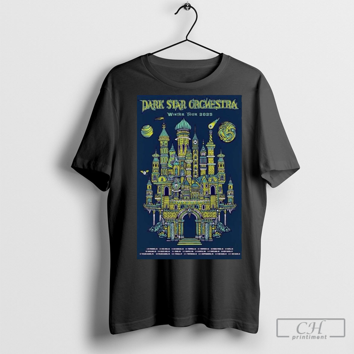 New Official Dark Star Orchestra Winter 2025 Tour, Dark Star T-Shirt