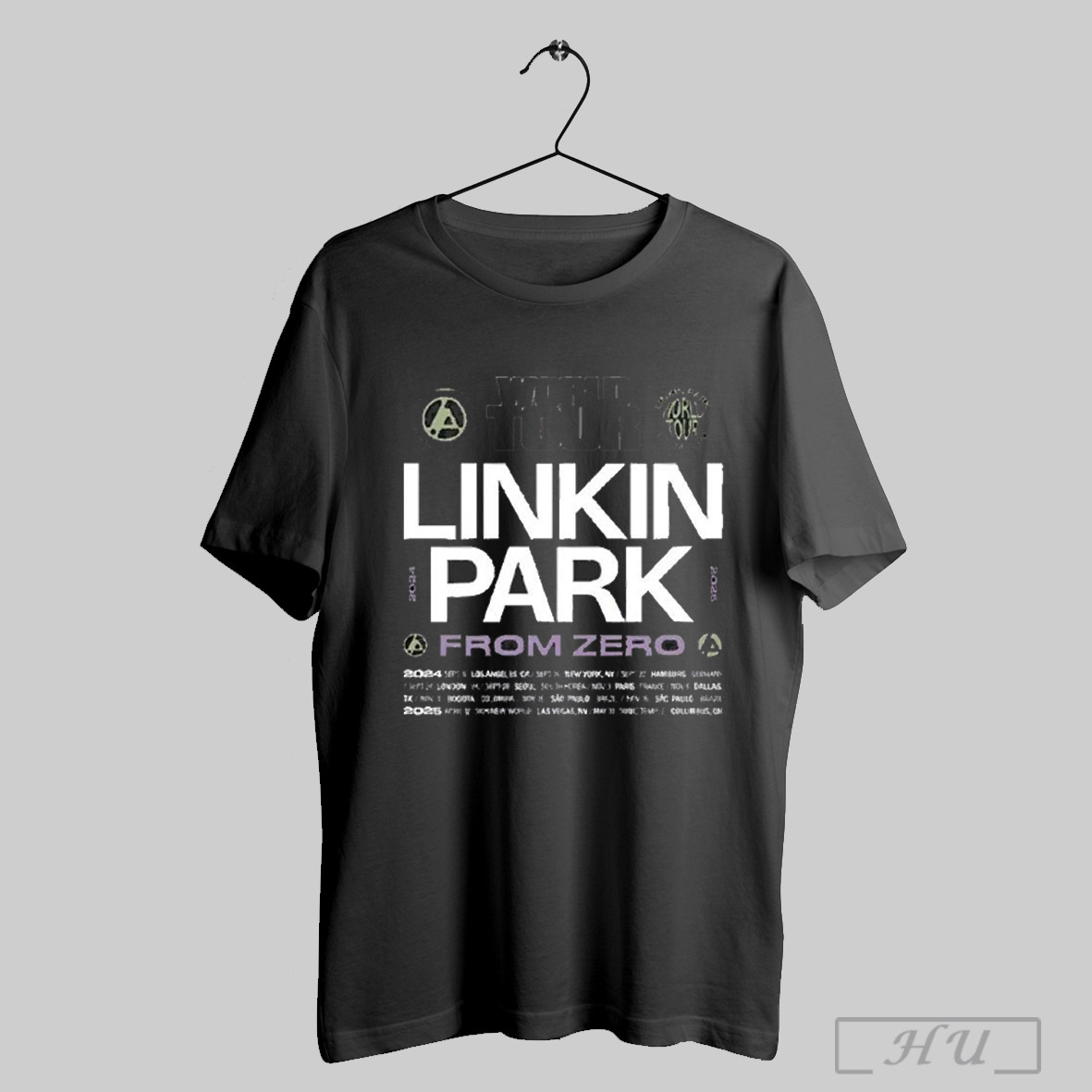 Linkin Park From Zero 2024 2025 Tour Merch Tee Two Sides, Linkin Park T-Shirt