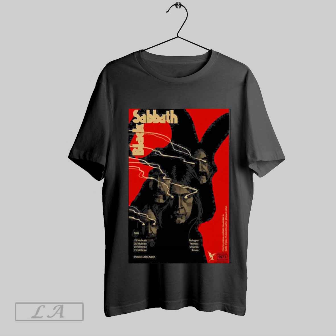 New Black Sabbath Italy Tour February 2025, Black Sabbath T-Shirt