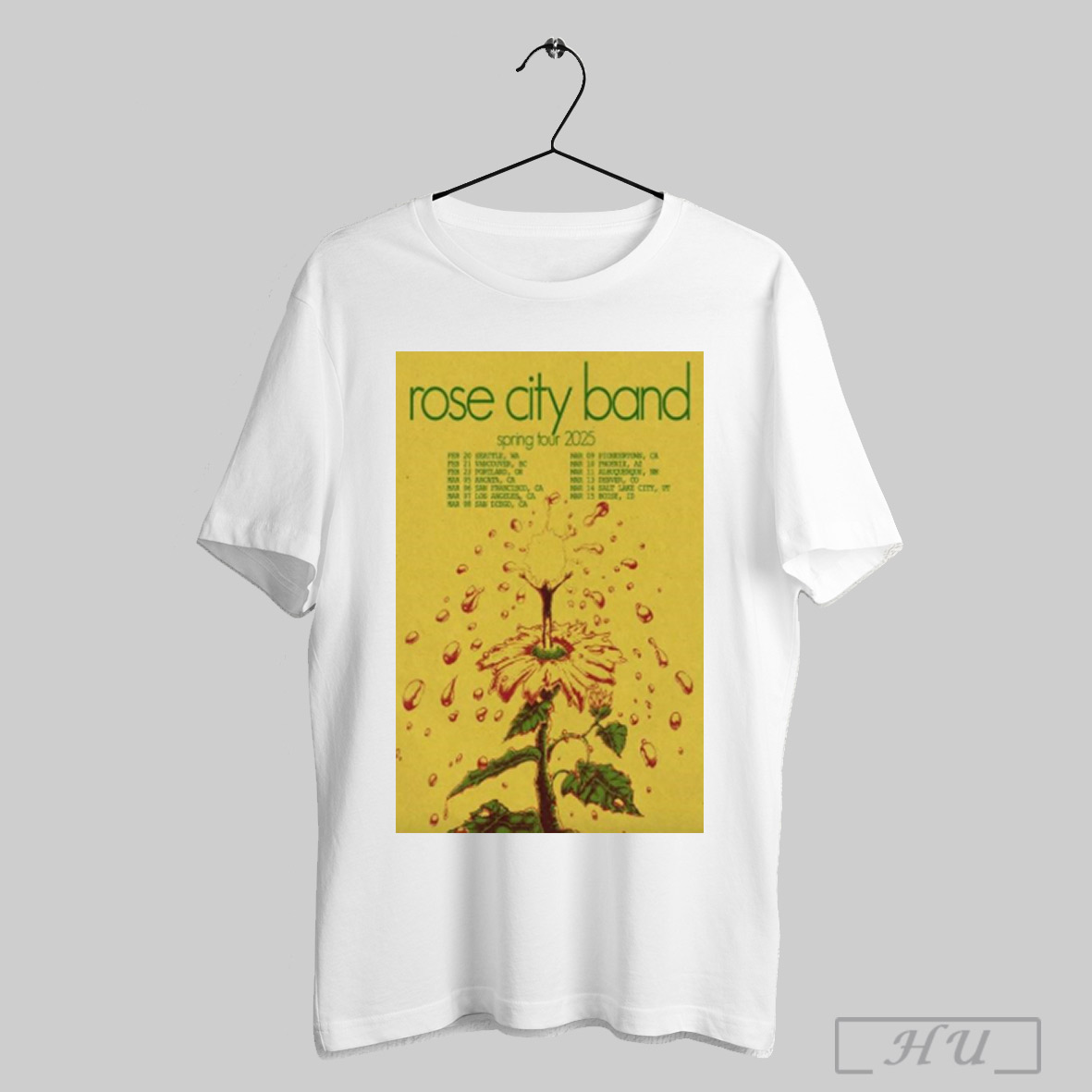 Official Rose City Band Spring Tour 2025, Rose City T-Shirt