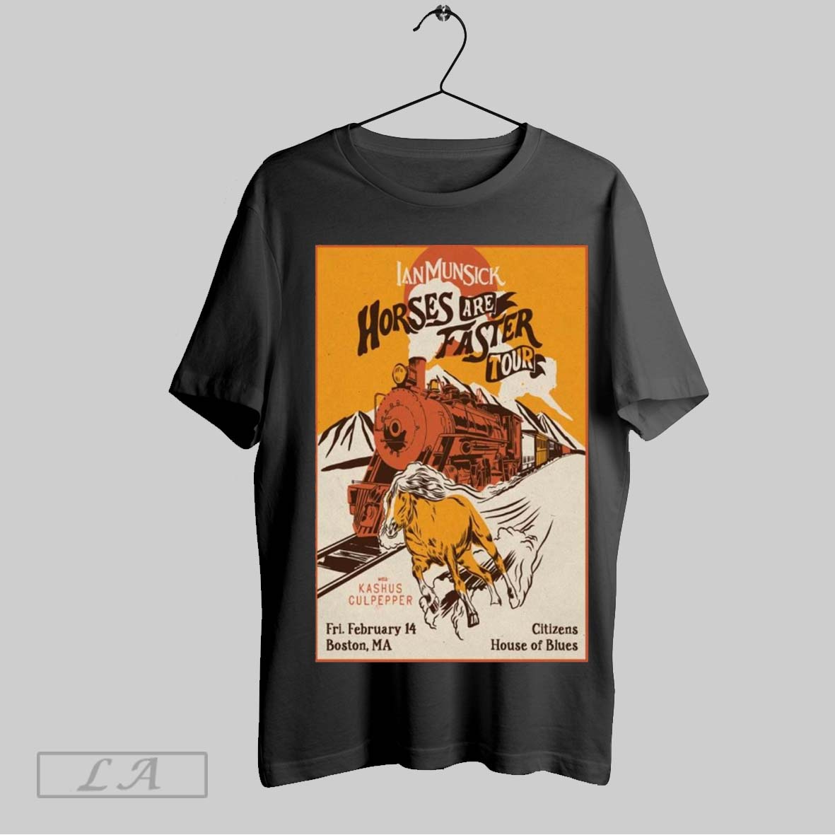 New Ian Munsick Horses Are Faster Tour Citizens House 2025, Ian T-Shirt