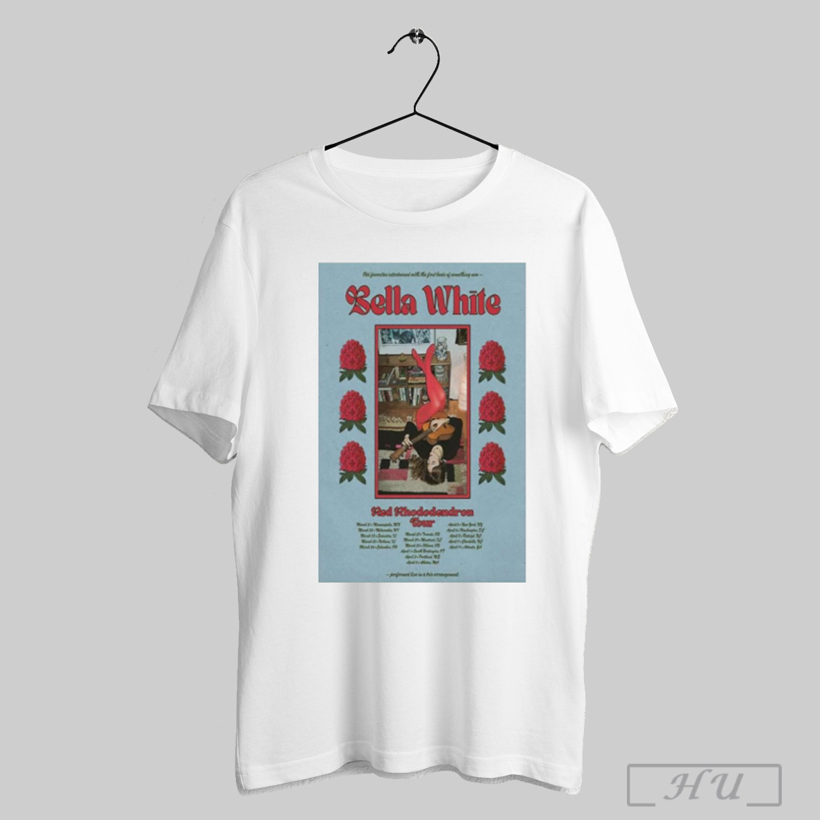 Bella White Red Rhododendron Tour 2025, Bella White Red T-Shirt