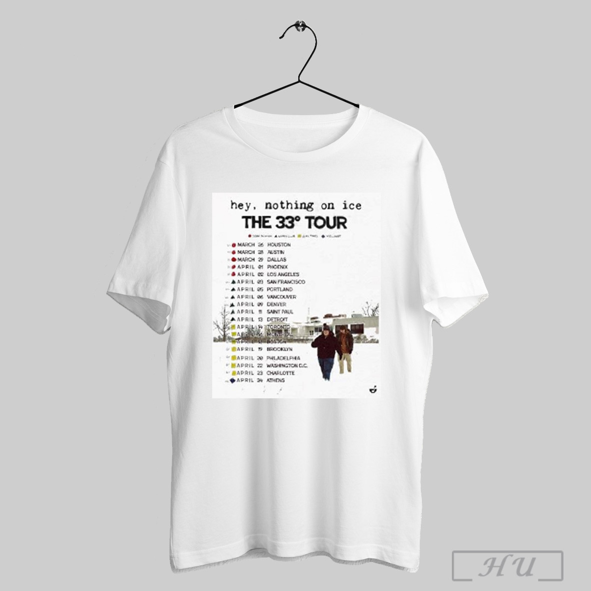 New The 33o Tour 2025 Hey Nothing On Ice s, The 33o Tour T-Shirt