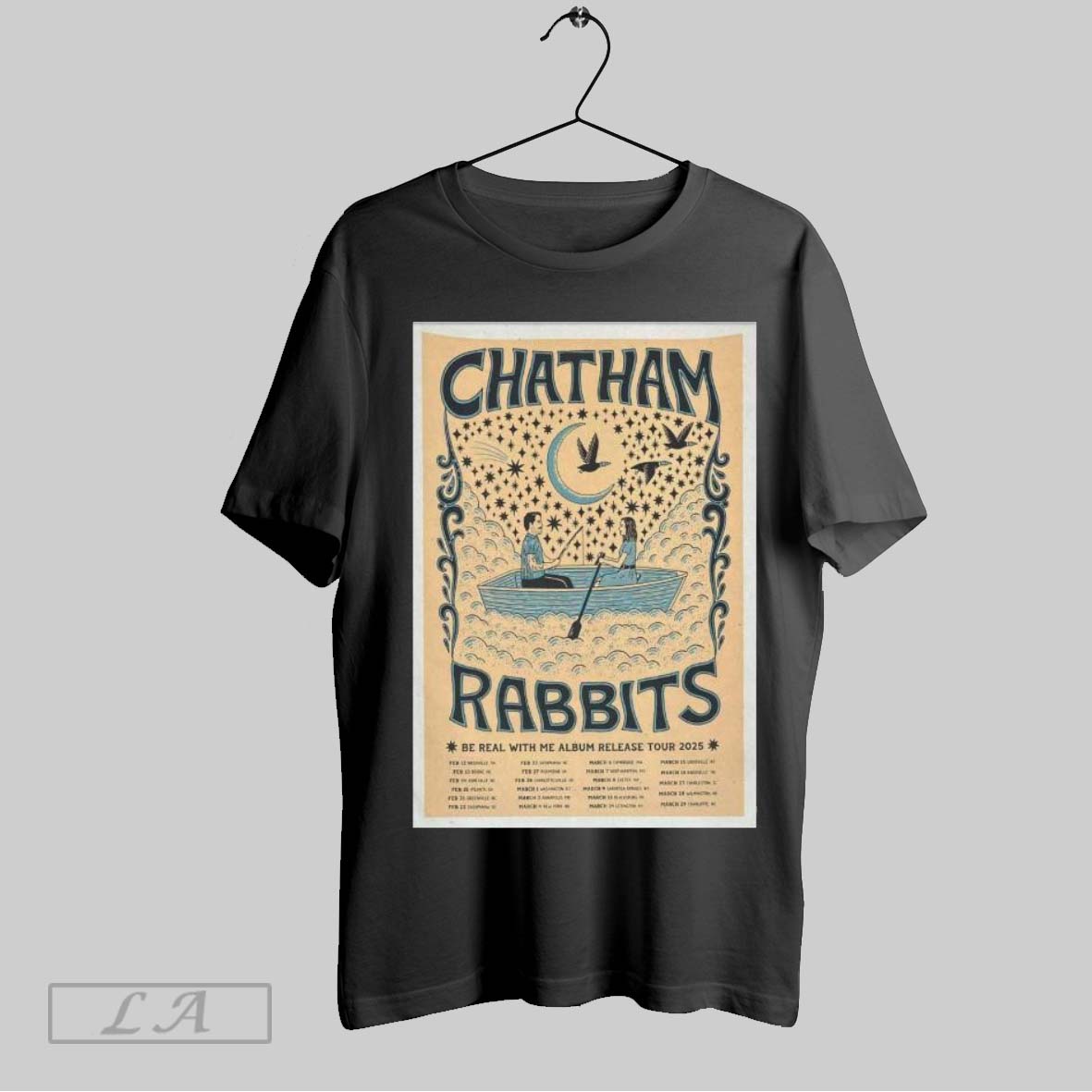 Be Real With Me Release Tour 2025 Chatham Rabbits, Be Real T-Shirt