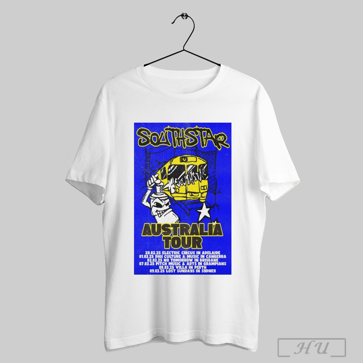  Southstar Australia 2025 Tour Electric Circus In Adelaide, Southstar Australia T-Shirt