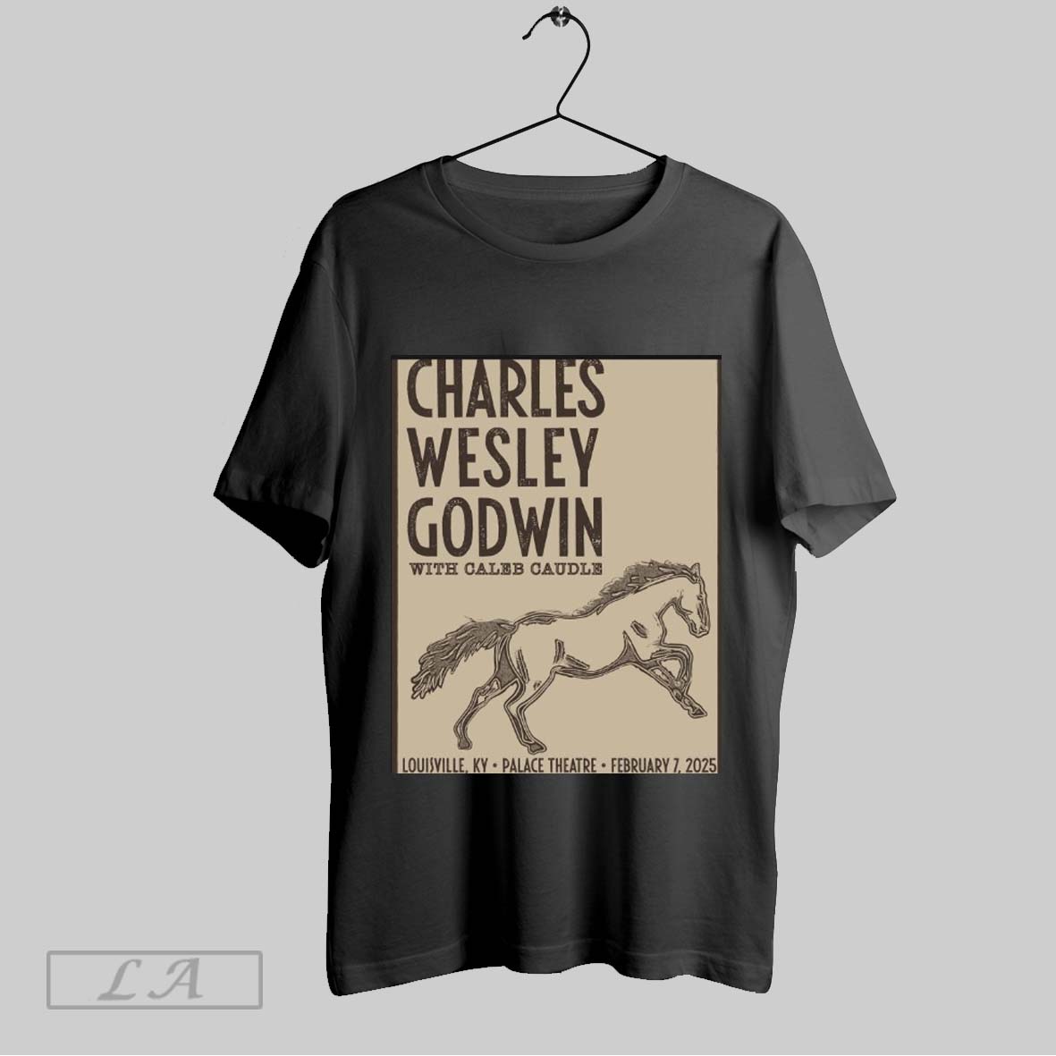  Charles Wesley Godwin With Caleb Caudle Feb 7 2025 Tour, Charles T-Shirt