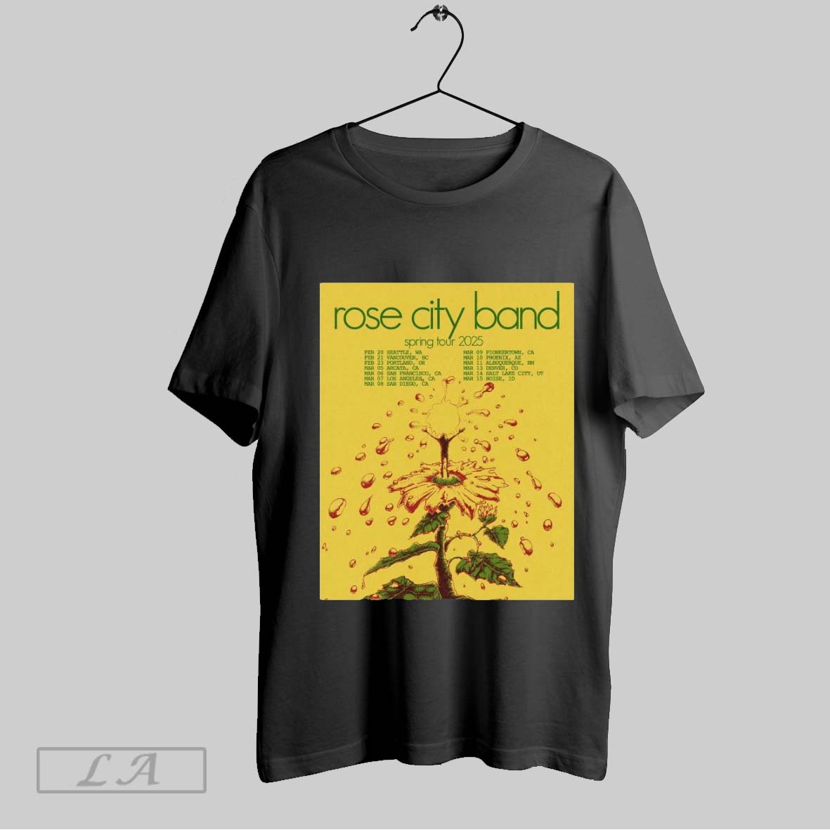 New Rose City Band Spring Tour 2025, Rose T-Shirt