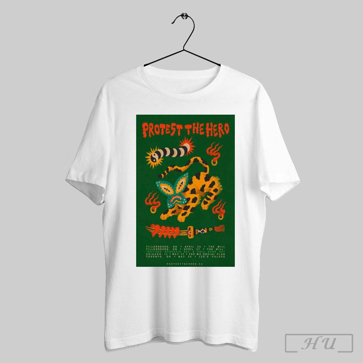  Protest The Hero April And May 2025 Spring Tour, Protest T-Shirt