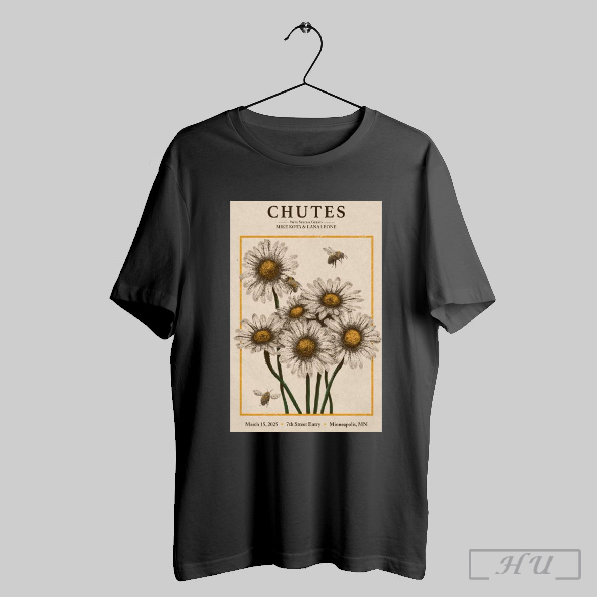  Chutes March 15 2025 7th Street Entry Minneapolis Mn Tour, Chutes March T-Shirt