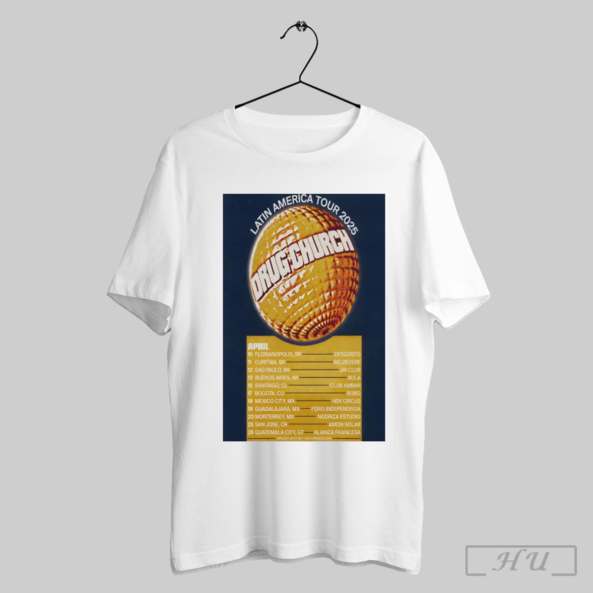  Drug Church Latin America Tour April 2025, Drug Church T-Shirt