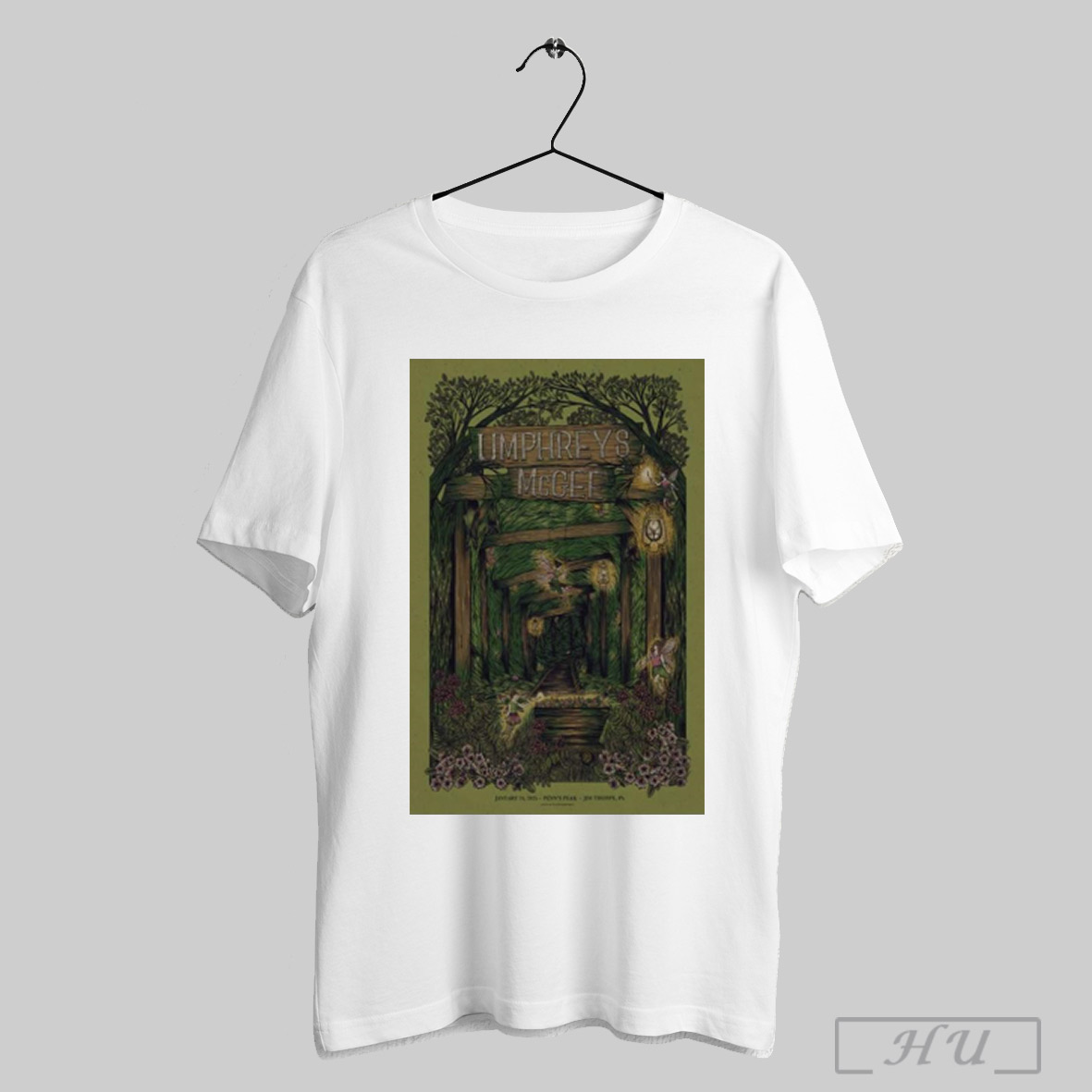 New Umphreys Mcgee Jan 24 2025 In Jim Thorpe Pa Tour, Umphreys Mcgee Jan T-Shirt
