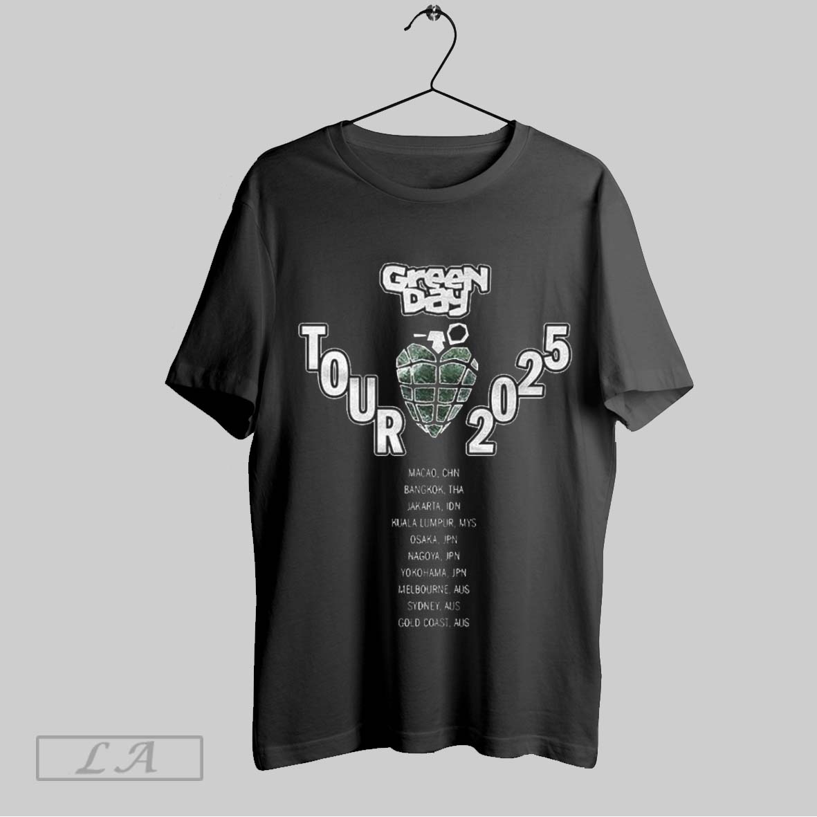 New Green Day Tour 2025, Green Day T-Shirt