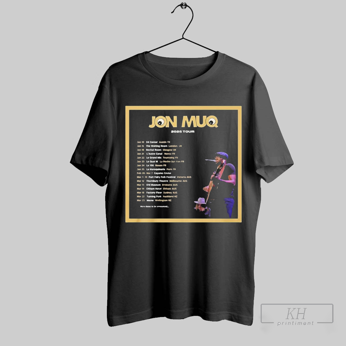 Official Jon Muq Tour 2025 Tee, Jon Muq T-Shirt