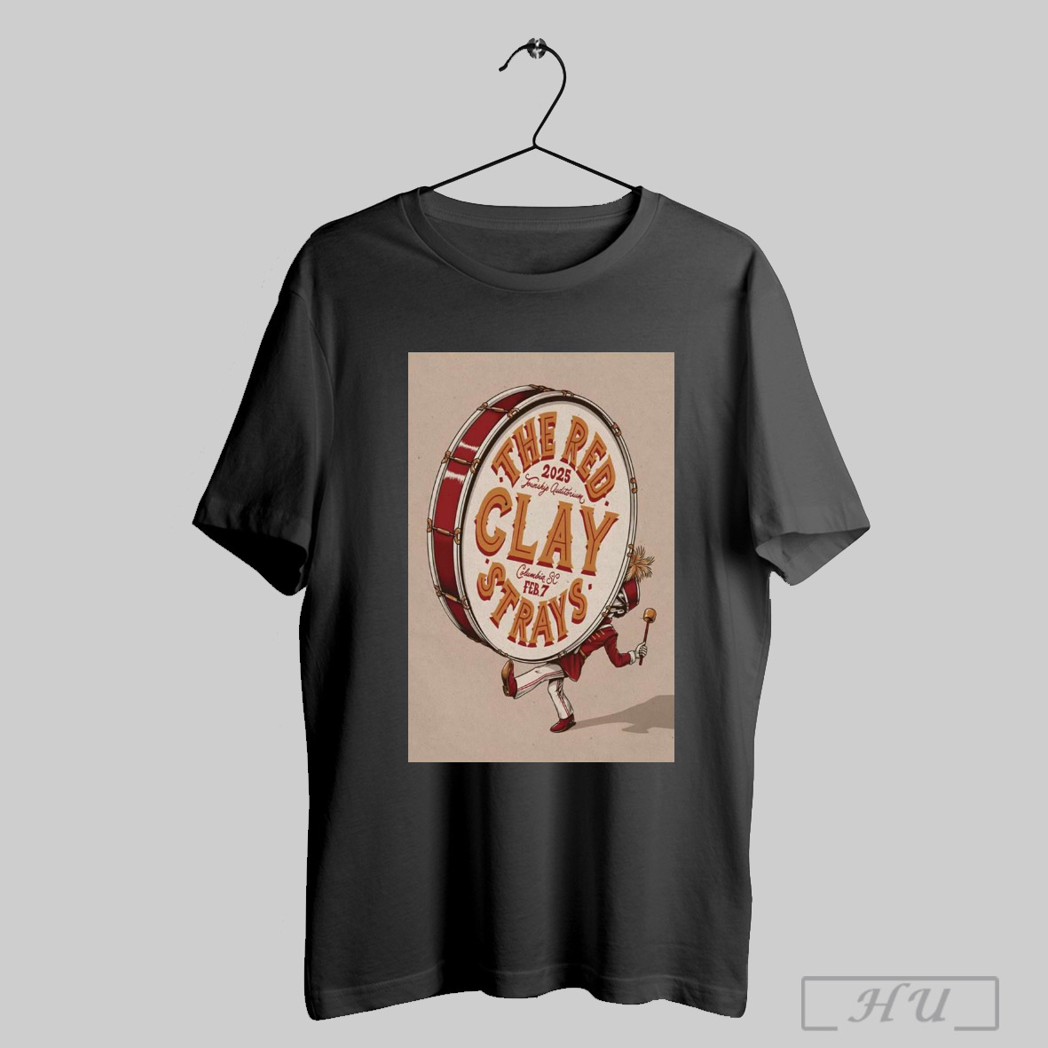New The Red Clay Strays Feb 7 2025 Tour, T-Shirt