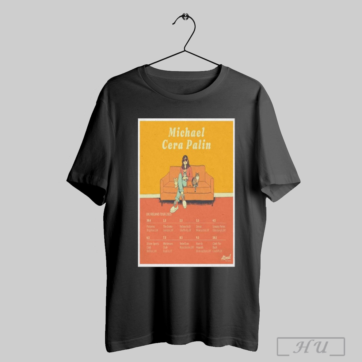 New Uk Ireland Tour 2025 Michael Cera Palin Hoodies, Uk Ireland Tour T-Shirt