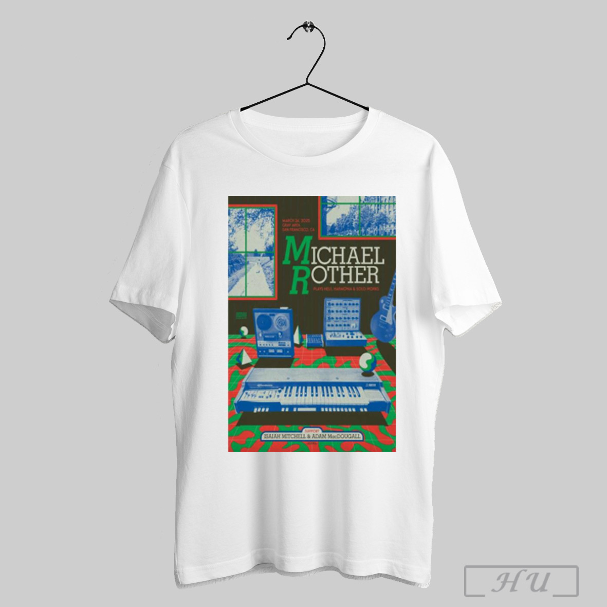 New Official Michael Rother Mar 24th 2025 San Francisco Tour, Michael Rother T-Shirt