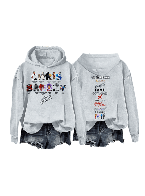 Chris Brown Hoodie, Chris Brown 11:11 Tour 2025, Chris Brown Hoodies