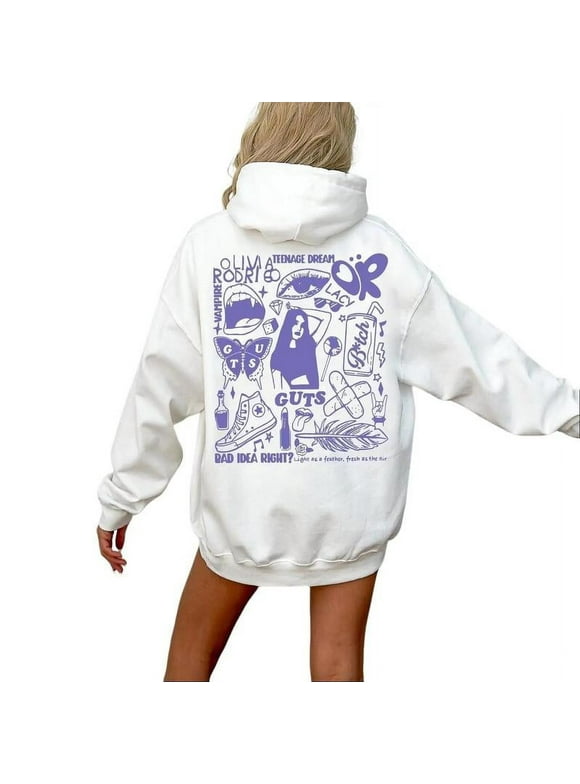 OR Back Printed. O. l. iv. i. a Rodrigo Guts Tour 2025, OR Back Printed. Hoodies