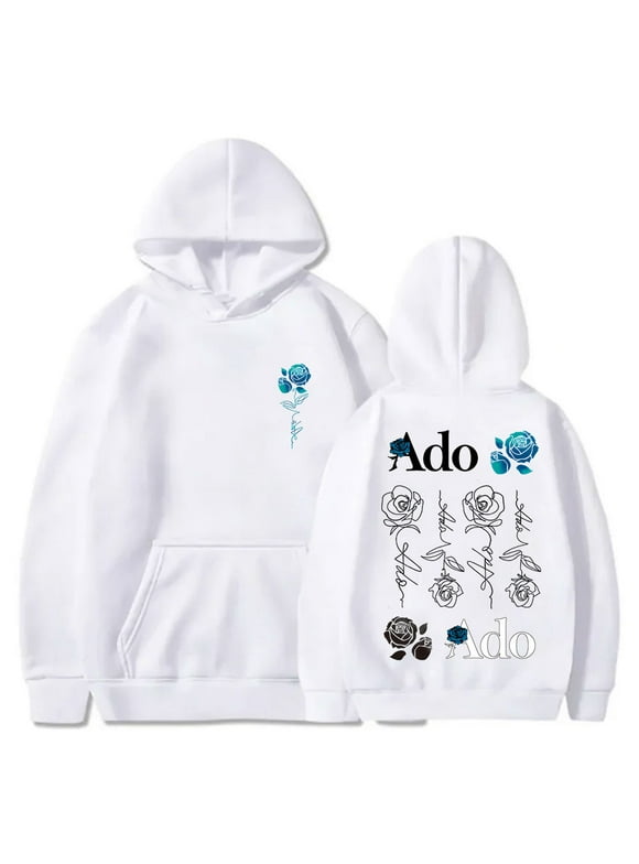 New Ado Blue Rose Logo Hoodies Hibana World Tour 2025, Ado Blue Rose Hoodies