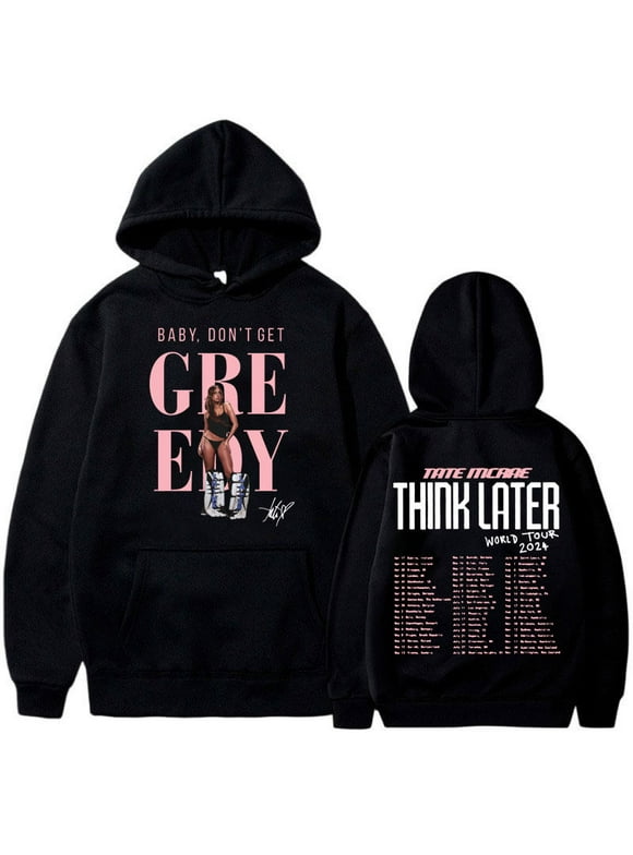 Tate Mcrae The Think Later World Tour 2025, Tate Mcrae Hoodies