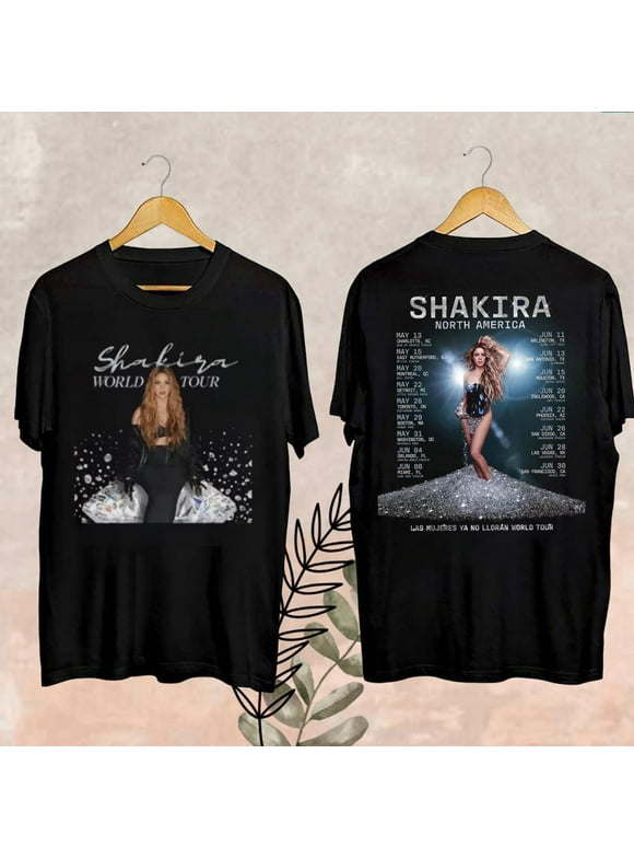 Shakira Las Mujeres Ya No Lloran World Tour 2025, Shakira T-Shirts