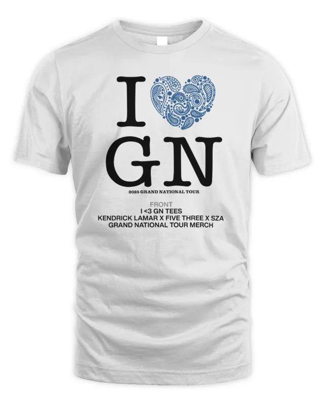 Kendrick Lamar And Sza Merch I Love GN T-Shirt