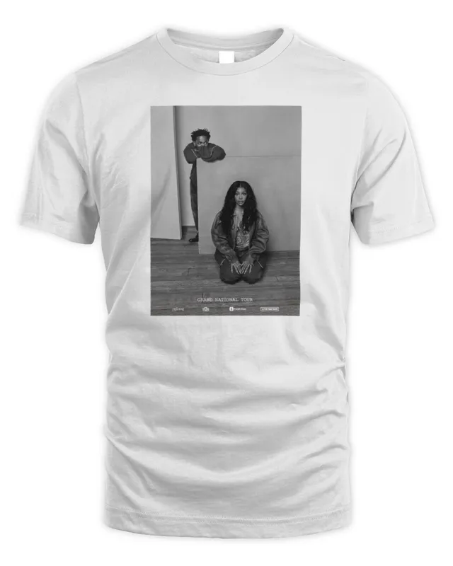 Sza Kendrick Lamar Tour Merch 2025 Grand National Tour Photo Tee