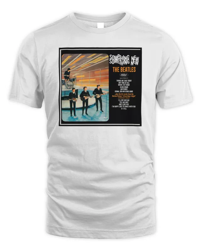 New The Beatles Official Store Something New Album Cover T-Shirt