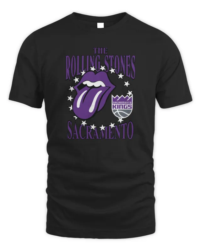 New Sacramento Kings X The Rolling Stones Merch Shirt