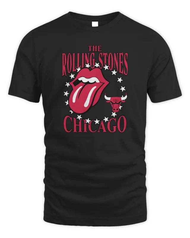 New Chicago Bulls X The Rolling Stones Merch Shirt