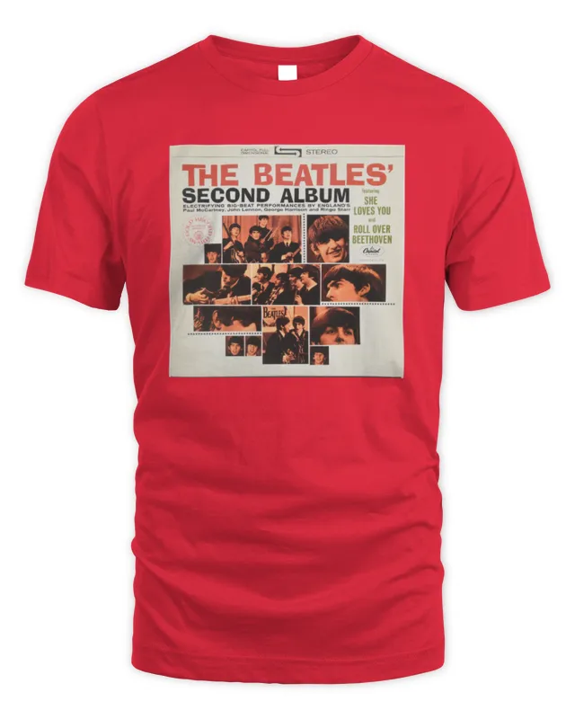 The Beatles Official Store The Beatles' Second Album Cover T-Shirt