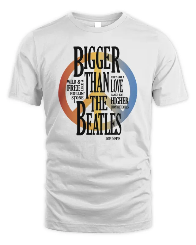 New Joe Diffie Merch Joe Diffie Bigger Than The Beatles Shirt