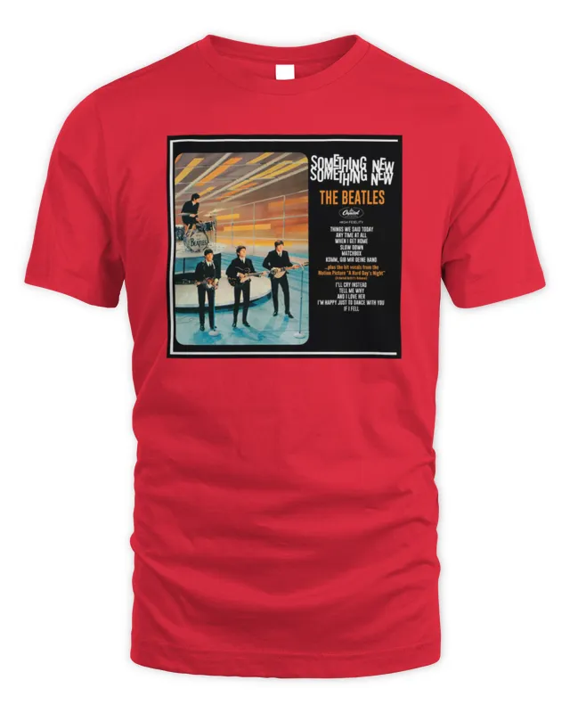 The Beatles Merch Store Something New Album Cover T-Shirt