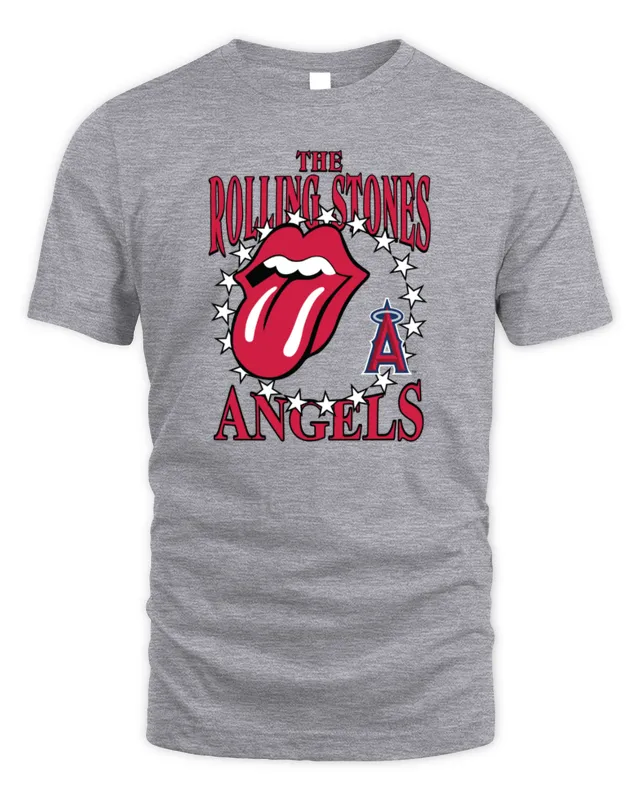 New Los Angeles Angels X The Rolling Stones Merch Shirt
