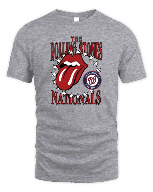 New Washington Nationals X The Rolling Stones Merch Shirt