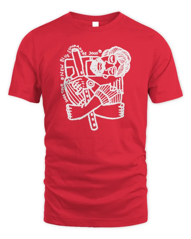 New Andre 3000 Merch New Blue Sun Tour T Shirt