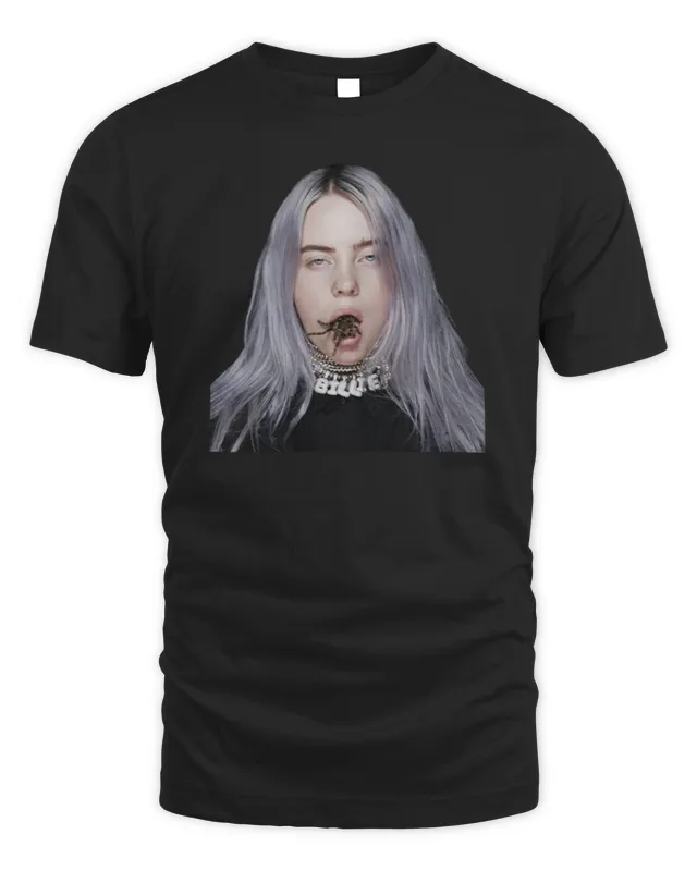 New Billie Eilish Tarantula Mouth T-Shirt