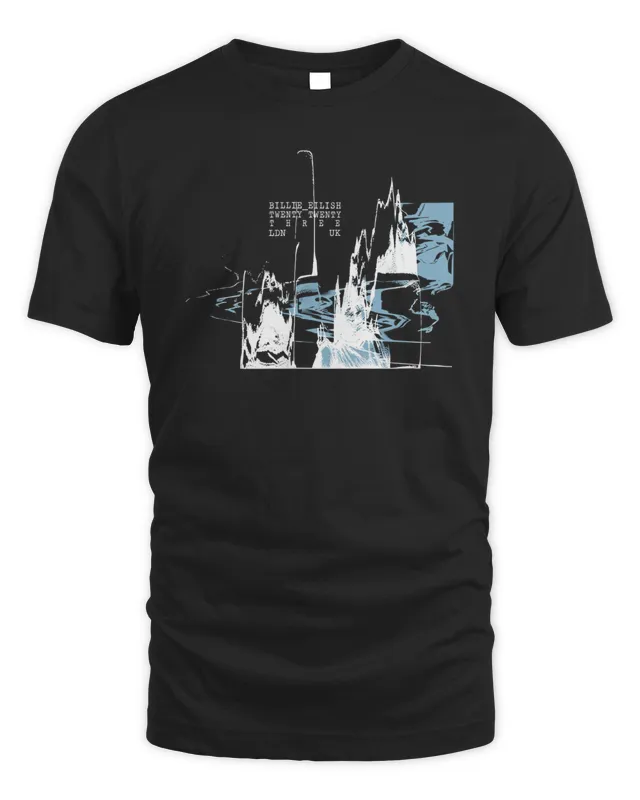 New Billie Eilish Tour Merch London Collage T-Shirt