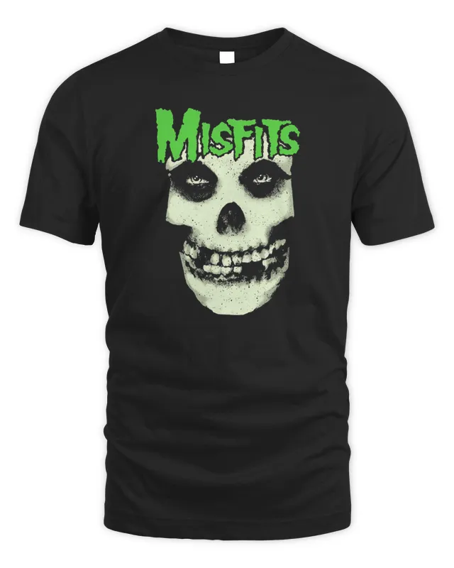 Billie Eilish & Phoebe Bridgers Misfits Skull LOGO Shirt Green