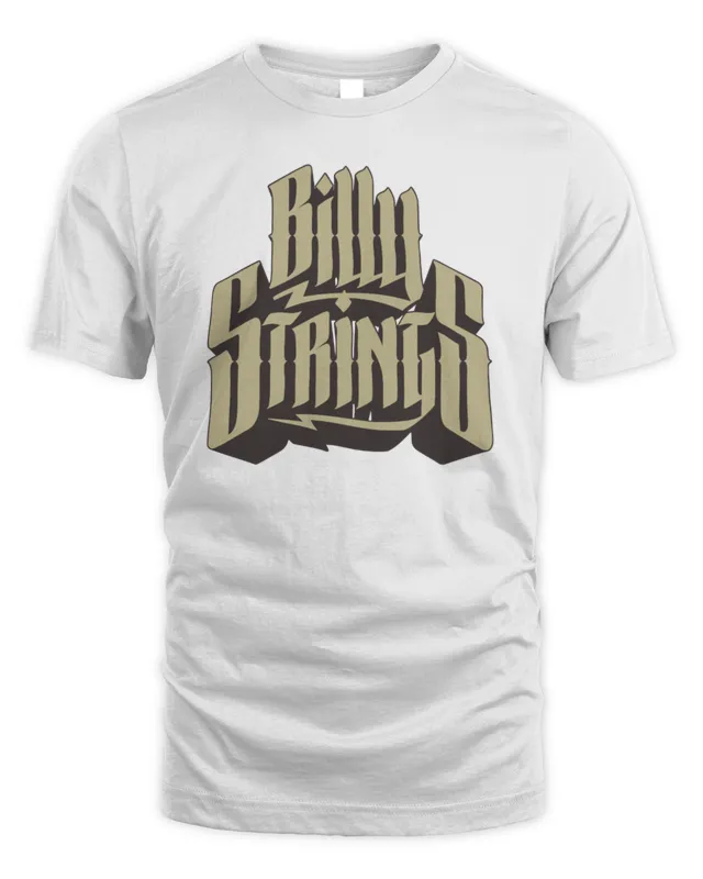 Billy Strings Winter 2025 Merch 3D Logo Shirt